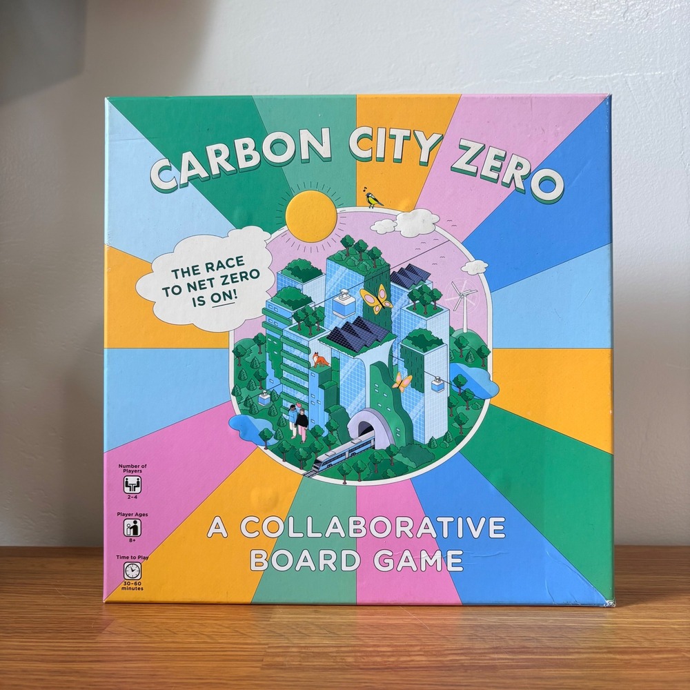 Laurence King Carbon City Zero Collaborative Board Game Missing Hourglass Timer